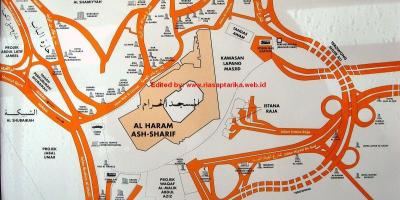 Mapa misfalah Makkah mapa
